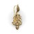 Early Victorian 18k Gold Diamond Earrings With Leaf and Ribbon Motif With 6 Carats For Sale In Los Angeles - Image 6 of 13