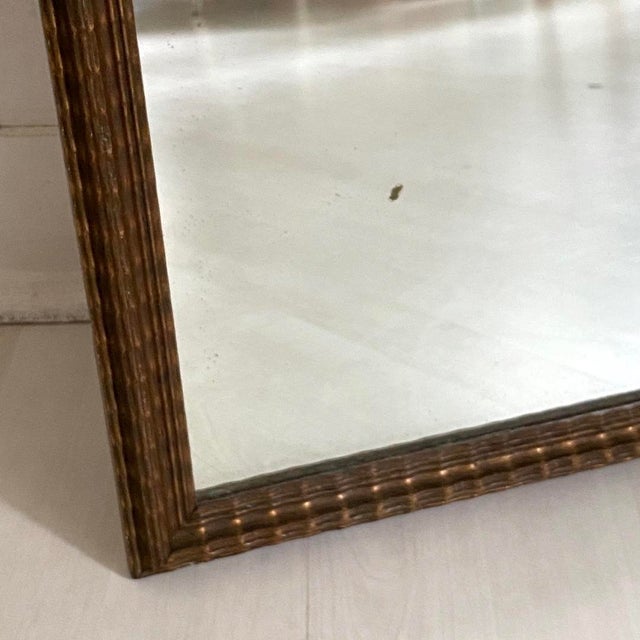 Vintage Mirror in Wooden Frame, 1930 For Sale - Image 4 of 9