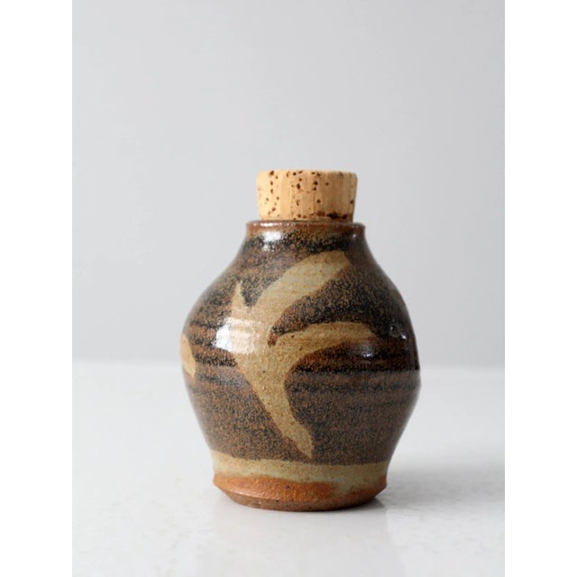 Late 20th Century Vintage Studio Pottery Jar For Sale - Image 5 of 13
