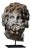 Modern Cast after Head of Asclepius, 21st Century, Plaster on Iron Base For Sale