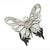 John Hardy Estate Ladies Butterfly Brooch & Scarf Clip Rhodium Plated JH8 TRUSTED SELLER SINCE 2002 PLEASE SEE OUR...