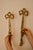 Mid-Century French Brass Bow Sconces, Set of 2 For Sale - Image 10 of 10