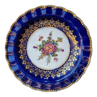 Antique Chamberlain Worcester Botanical Porcelain Dish, 1810 For Sale