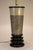 1950s 1950s Marbro Atomic Modern Charleton Hand Painted Art Glass Brass Wood Table Lamp One-of-a-Kind Sublime Condition For Sale - Image 5 of 12