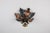 Metal Florentine Metal Flower Flush Mounts from Kaiser, Germany, 1960s For Sale - Image 7 of 10