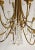 1960's Tommi Parzinger Style Brass and Crystal Chandelier For Sale - Image 11 of 13
