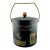 Vintage Mid Century Black Leather Luxury Car Brands Ice Bucket- Ferrari, Rolls Royce, Jaguar, Etc. For Sale