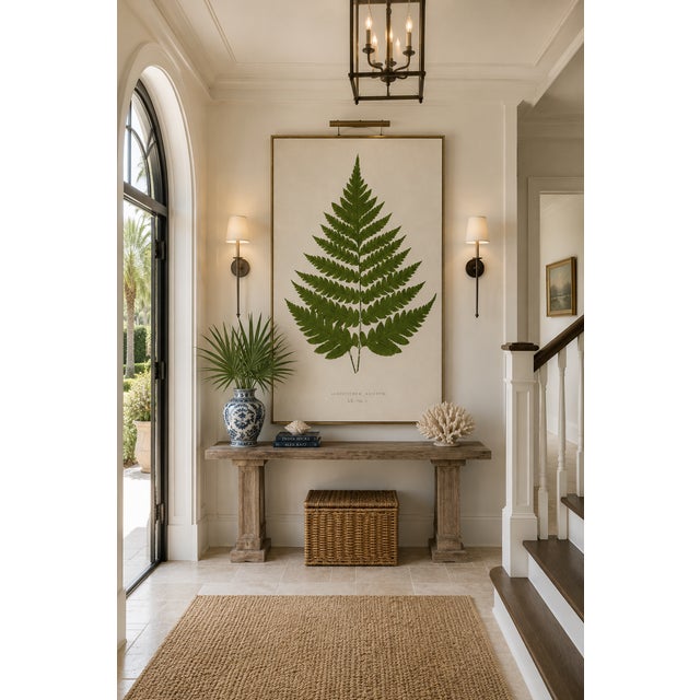 Vintage Fern Botanical Art Print Reproduction, 16" X 24" For Sale - Image 4 of 10