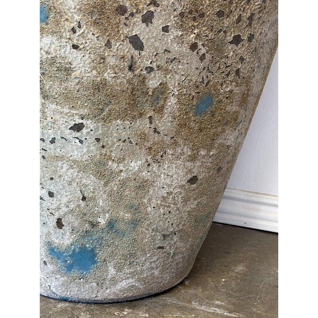 Pair of Monumental Antique Water Jars - Large With Original Turquoise Glaze For Sale - Image 14 of 15