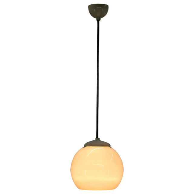 Mid-Century Industrial Pendant Lamp, 1960s For Sale