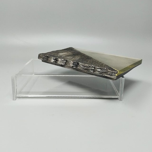 Vintage Italian Brutalist Smoking Set, 1970s, Set of 3 For Sale - Image 9 of 10