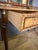 Art Deco dressing table, circa 1925, veneered in mahogany and burr walnut. It features two drawers beneath the frieze and...