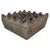 Metal Mid-Century Modern Danish Geometric Op-Art Metal Ashtray For Sale - Image 7 of 10