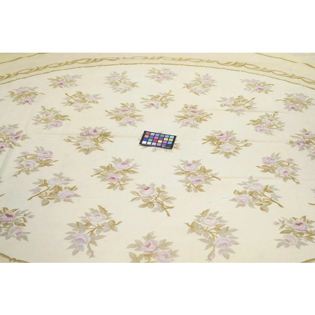 Aubusson Rug 9'10'' X 13'10'' For Sale In New York - Image 6 of 7