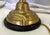 Antique French Art Nouveau Embossed Brass Candlestick Lamps- A Pair For Sale - Image 17 of 18