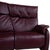 Animal Skin Trapez Leather Three-Seater Red Manual Function Himolla Sofa For Sale - Image 7 of 17