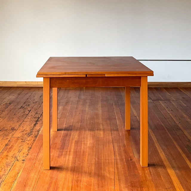 Brown 1990s Danish Modern Teak Extension Dining Table For Sale - Image 8 of 18