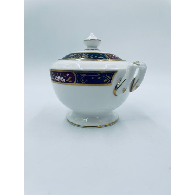 Prince Regent Sugar Bowl in Porcelain from Royal Worcester, 1994 For Sale - Image 6 of 10