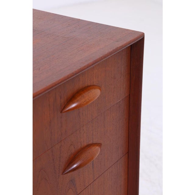 Vintage Danish Teak Chest of Drawers by Johannes Sorth, 1960s For Sale - Image 11 of 15