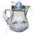 Antique Meriden Brittannia Sterling Silver & Cut Crystal Syrup Cream Pitcher For Sale
