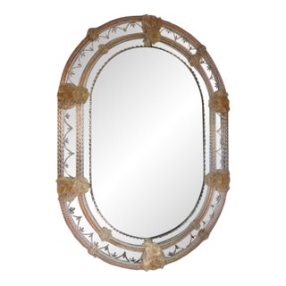 FratelliBarbini - Oval Venetian Mirror For Sale
