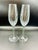 Pristine John Rocha/Waterford Crystal "Circa" Champagne Flutes - Pair For Sale - Image 9 of 12