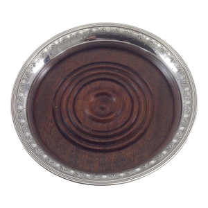 1996 Vintage Sterling Wine Coaster/Bottle Stand, Chased