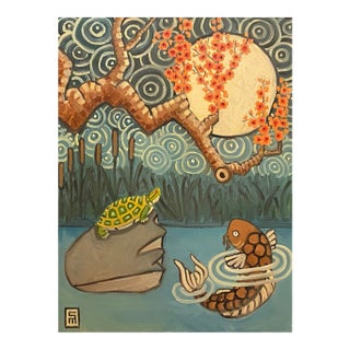 Full Moon Magic Original Oil Painting Stephen McDonough For Sale