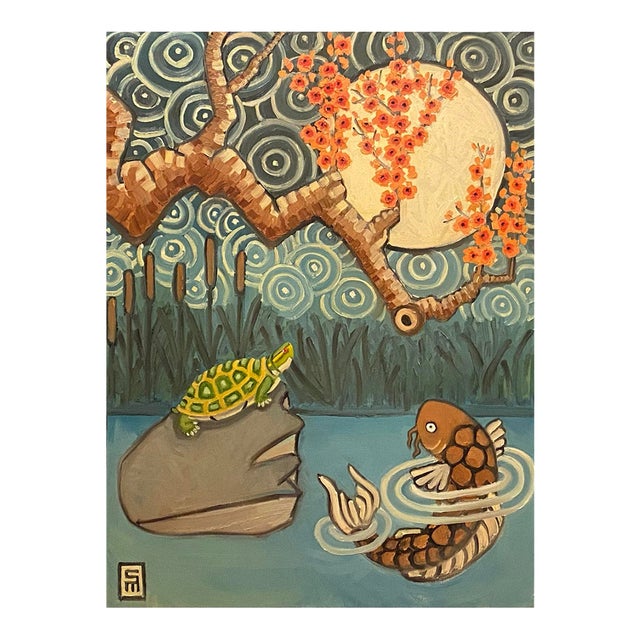 Full Moon Magic Original Oil Painting Stephen McDonough For Sale