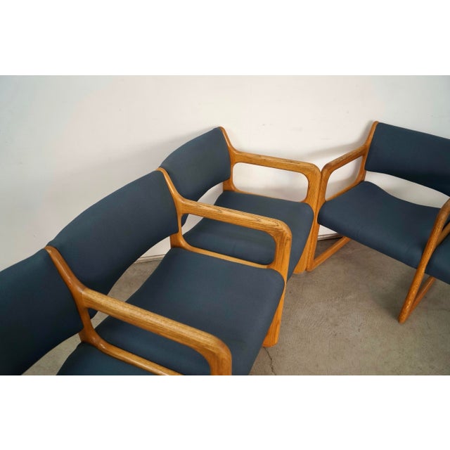 1970’s Mid-Century Modern Tandem Seating Waiting Room Chairs Benches - A Pair For Sale - Image 10 of 12