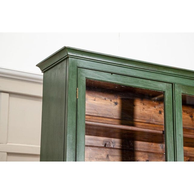 Antique English Painted Pine Glazed Dresser, 1870 For Sale - Image 12 of 18