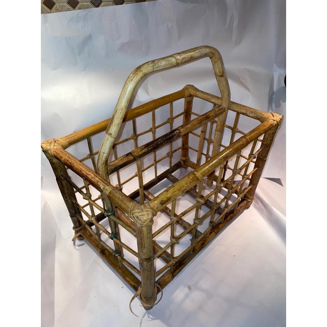 Late 19th Century Aesthetic Style English Bamboo Music or Magazine Rack For Sale - Image 11 of 12