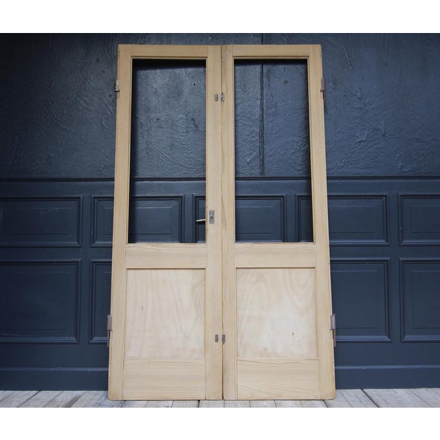 Antique Double Door in Pine, 1890s For Sale - Image 12 of 18