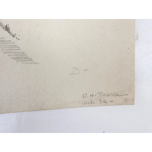 Collection of Late 19th Century Architectural Drawing - Set of 5 For Sale - Image 9 of 9