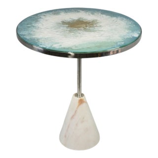 Halcyon S Trio of Tables in Brass by Jonathan Amar Studio, Set of 3 For Sale