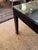 Parsons Style Glass Top Dining Table For Sale - Image 10 of 12