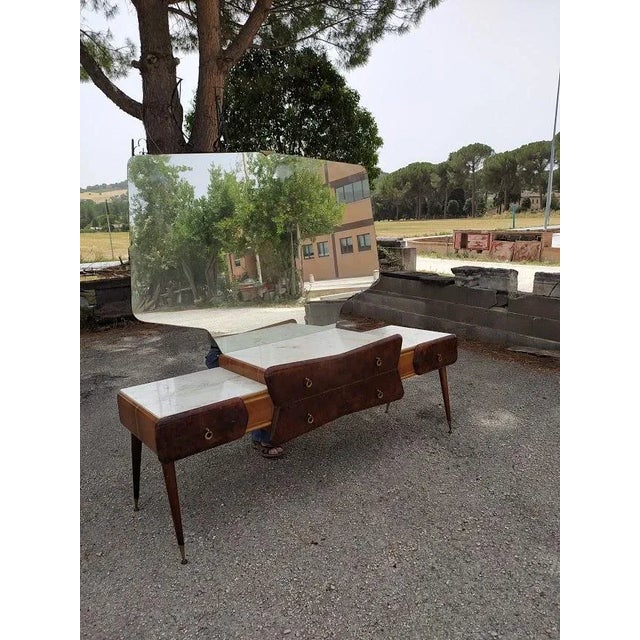 1950s Dressing Table with Mirror, 1960s For Sale - Image 5 of 17