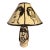 Peter Keil Abstract Table Lamp Painting With Shade For Sale