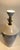 1980s Ceramic Bulbous Lamp in White For Sale - Image 4 of 5