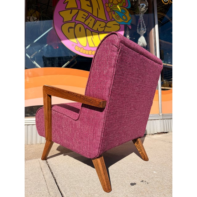 Fully Restored 1950's Mid-Century Modern Armchair For Sale - Image 15 of 17