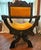 Make a regal statement with this imposing 19th-century Continental Renaissance style throne-form armchair. Masterfully...