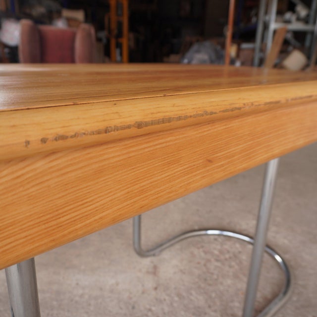 Desk in Tubular Chrome For Sale - Image 9 of 18