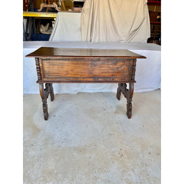 Late 19th Century Spanish Renaissance Revival Pine Side Table For Sale - Image 12 of 12