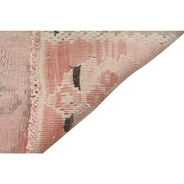 Mid 20th Century Mid 20th Century Faded Large Vintage Turkish Kilim Rug For Sale - Image 5 of 7