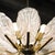 Mid-Century Hand-Blown Murano Mottled Fluted Glass Chandelier by Barovier & Toso For Sale In New York - Image 6 of 18