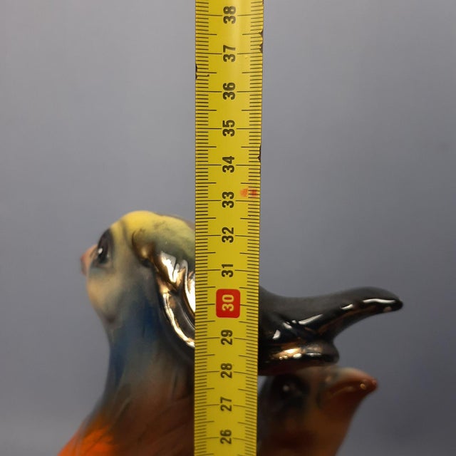 Vintage Multicolored Ceramic Pheasant Sculpture, Italy, 1960s For Sale - Image 16 of 17