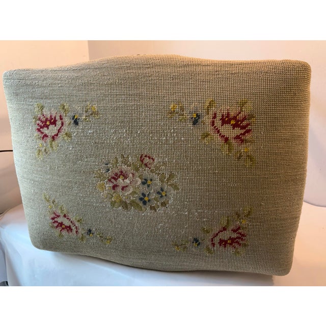 Vintage French Provincial Needlework Bench For Sale - Image 11 of 12