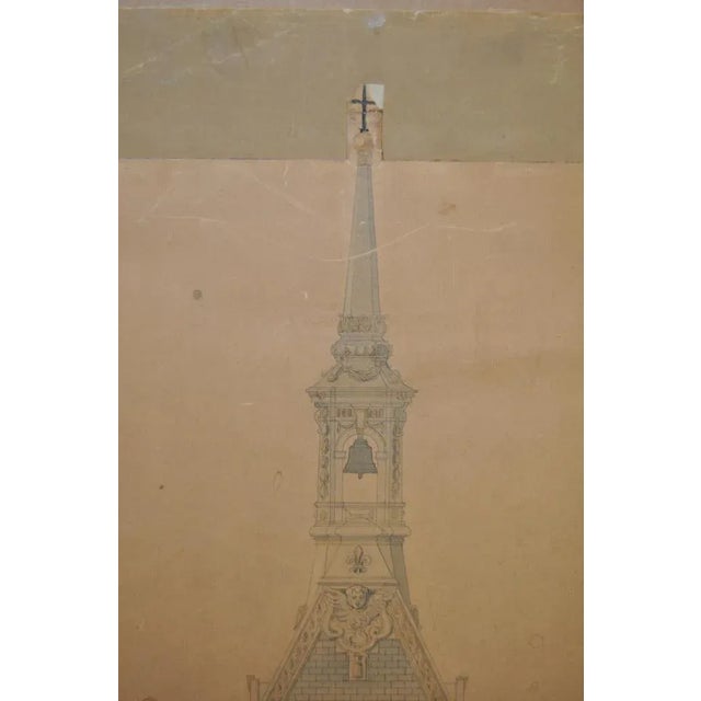 Early 19th Century 18th/19th Century Master Architectural Drawings For Sale - Image 5 of 11