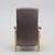 Set of Lounge Chair with Ottoman by Hjort Knudsen, 1980s For Sale - Image 4 of 12