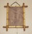 Antique English Decorative Faux Bamboo Wall Mirror For Sale - Image 9 of 11